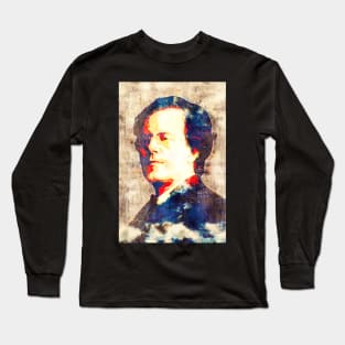 Gustav Mahler Pop Art Long Sleeve T-Shirt